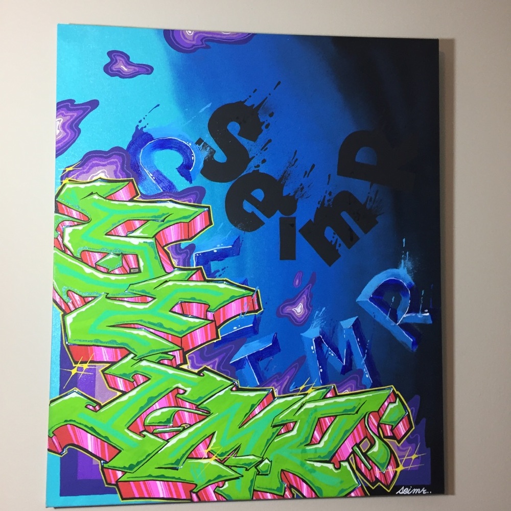 Graffiti wall art